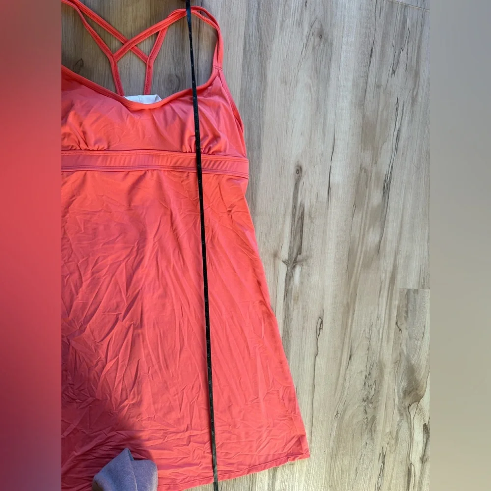 Athleta Coastline Swim Dress Light Coral Sunset - Picture 6 of 6